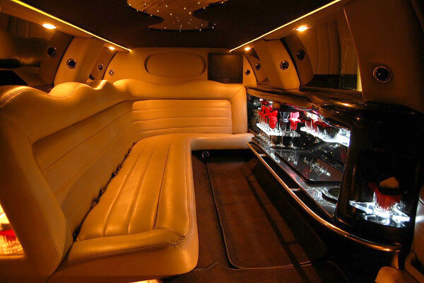 Montgomery black limo interior