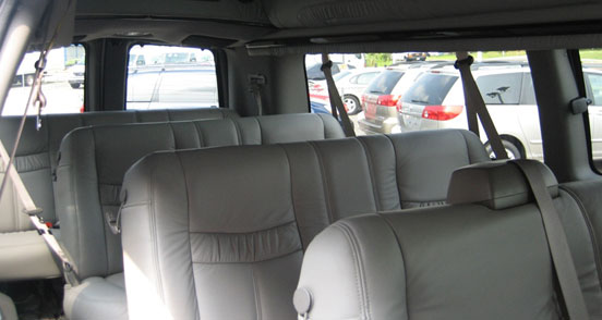 van rental interior Vestavia Hills