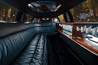 Gadsden white limo interior